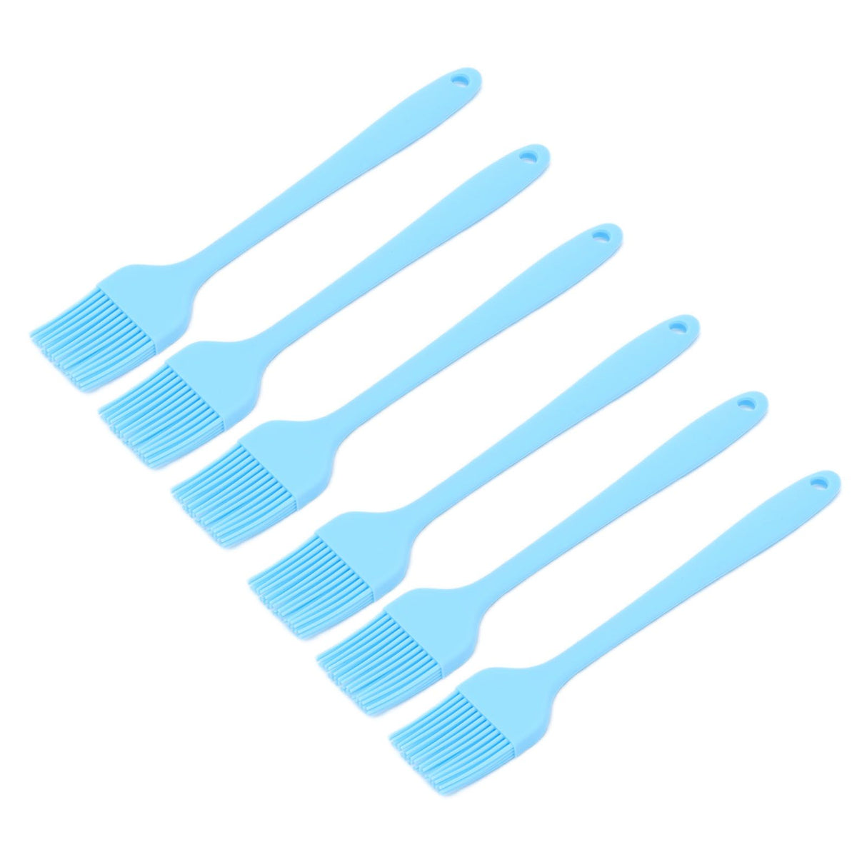 6 Pcs Cooking Brush Silicone Basting Pastry Brushes for BBQ Grill Baking Kitchen Cooking