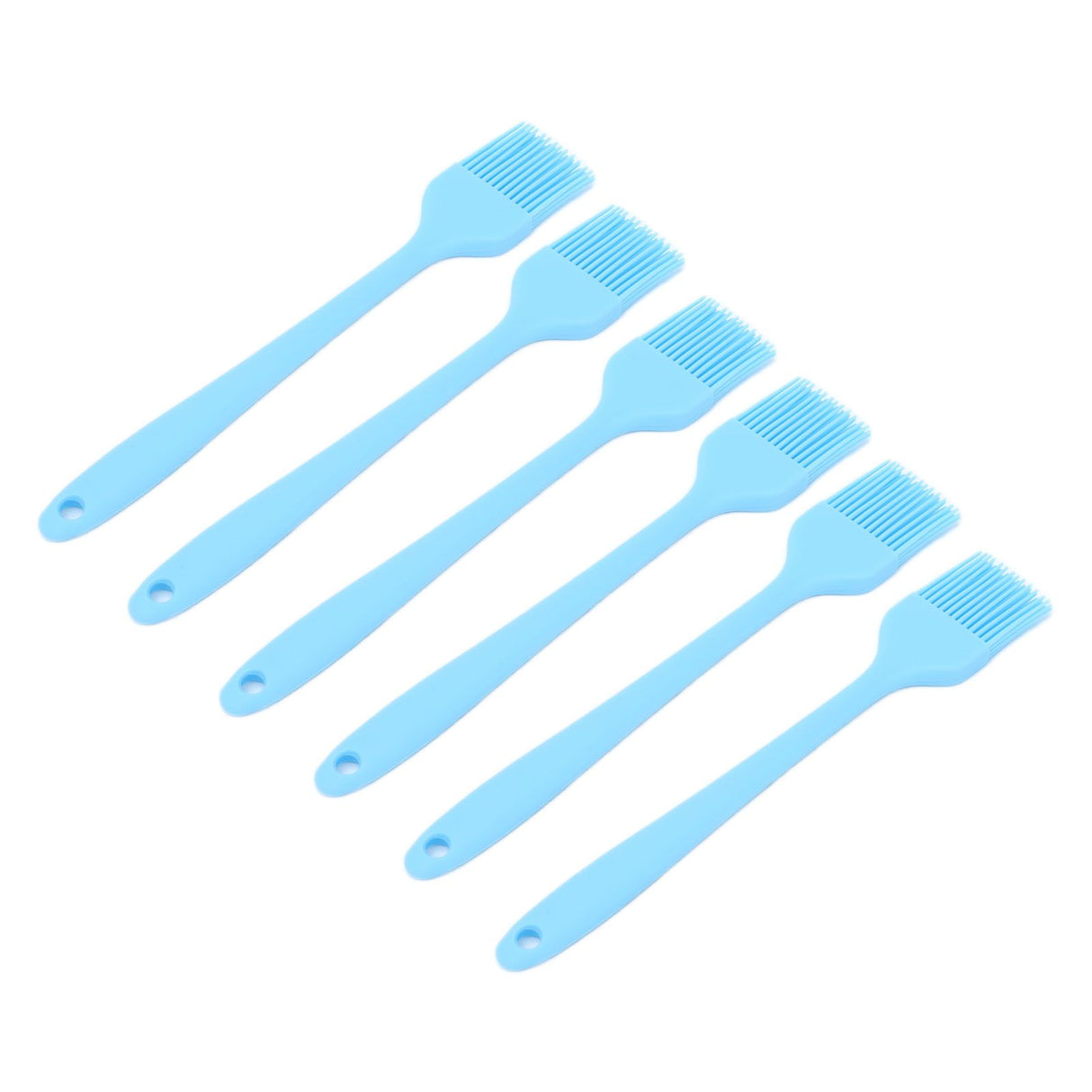 6 Pcs Cooking Brush Silicone Basting Pastry Brushes for BBQ Grill Baking Kitchen Cooking