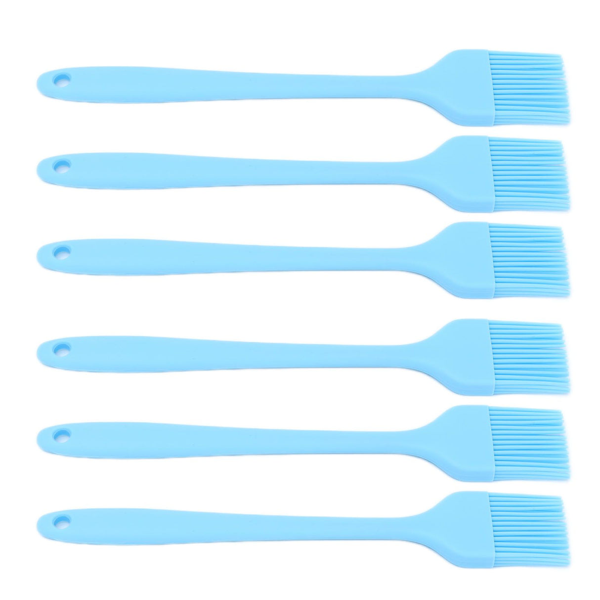 6 Pcs Cooking Brush Silicone Basting Pastry Brushes for BBQ Grill Baking Kitchen Cooking