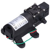 12V Water Pressure Diaphragm Pump 60W Self Priming Booster Sprayer Pump for Garden Irrigation Swimming Pools - Side View