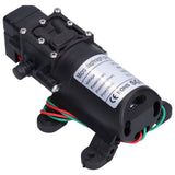 12V Water Pressure Diaphragm Pump 60W Self Priming Booster Sprayer Pump for Garden Irrigation Swimming Pools