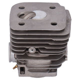 56mm Cylinder Piston Kit Wear Resistant Cylinder Piston Engine Kits for Husqvarna 395 - Top-Down View