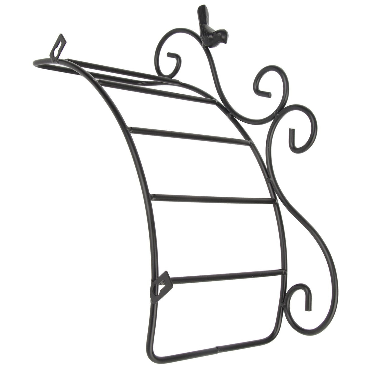 Garden Hose Holder Black Multifunction Antique Style Bird Brackets Water Pipe Storage