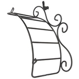 Garden Hose Holder Black Multifunction Antique Style Bird Brackets Water Pipe Storage