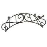 Garden Hose Holder Black Multifunction Antique Style Bird Brackets Water Pipe Storage