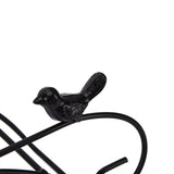 Garden Hose Holder Black Multifunction Antique Style Bird Brackets Water Pipe Storage - Extra Image
