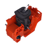 Crankcase Cylinder 40mm Crankcase Cylinder with Spark Plug for Husqvarna 136 137 141 142 Chainsaw 530071991 - Front View