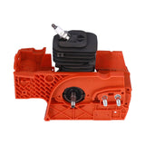 Crankcase Cylinder 40mm Crankcase Cylinder with Spark Plug for Husqvarna 136 137 141 142 Chainsaw 530071991