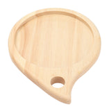 Camping Wooden Cutting Board Multi Purpose Small Round Chopping Board Charcuterie Plate for Fruit Snack