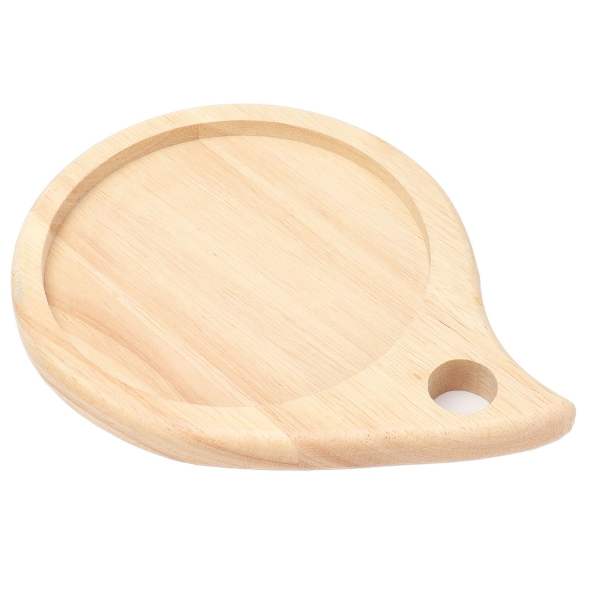 Camping Wooden Cutting Board Multi Purpose Small Round Chopping Board Charcuterie Plate for Fruit Snack
