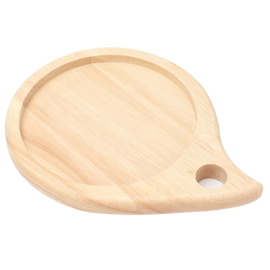 Camping Wooden Cutting Board Multi Purpose Small Round Chopping Board Charcuterie Plate for Fruit Snack