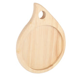 Camping Wooden Cutting Board Multi Purpose Small Round Chopping Board Charcuterie Plate for Fruit Snack