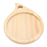 Camping Wooden Cutting Board Multi Purpose Small Round Chopping Board Charcuterie Plate for Fruit Snack