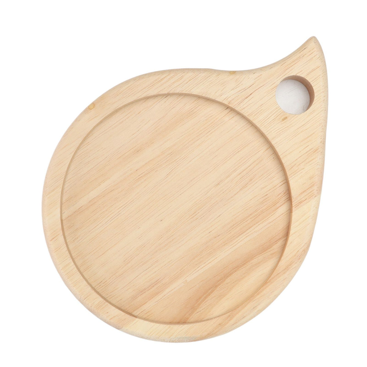 Camping Wooden Cutting Board Multi Purpose Small Round Chopping Board Charcuterie Plate for Fruit Snack