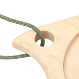 Camping Wooden Cutting Board Multi Purpose Small Round Chopping Board Charcuterie Plate for Fruit Snack