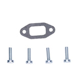 Silencer Muffler Gasket with Screw for Chainsaw 024 026 MS240 MS260 Gardening Accessory