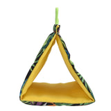 Pet Bird Nest Hammock Triangle Shade Bird Nest Hanging Parrot Hut Tent Bird Cage Toys