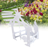 44x27x5cm Christmas Jesus Scene White PP Hollow Board Outdoor Nativity Scene for Lawn Garden Courtyard
