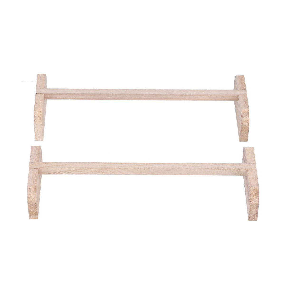 2 Set Chicken Wooden Perches Large Wooden Bird Stand Training Hens Roosting Bar for Rooster Parrots Pet Supplies
