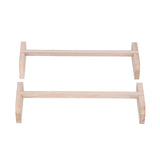 2 Set Chicken Wooden Perches Large Wooden Bird Stand Training Hens Roosting Bar for Rooster Parrots Pet Supplies