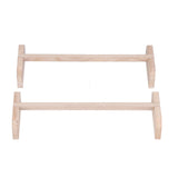 2 Set Chicken Wooden Perches Large Wooden Bird Stand Training Hens Roosting Bar for Rooster Parrots Pet Supplies