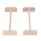 2 Set Chicken Wooden Perches Large Wooden Bird Stand Training Hens Roosting Bar for Rooster Parrots Pet Supplies