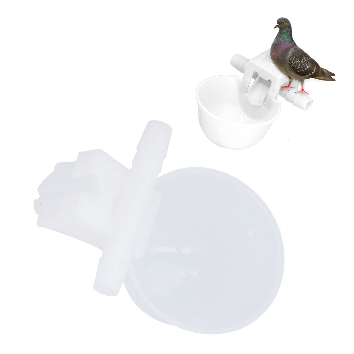 25PCS Chicken Water Bowl Hanging Drinking Bowl Automatic Poultry Drinking Cup Farming Supplies