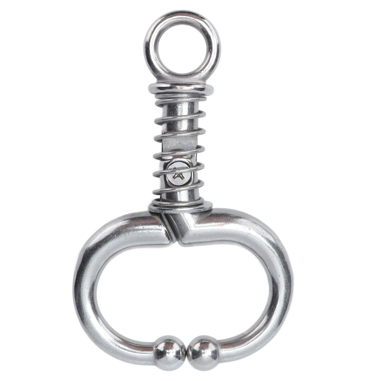 Cattle Nose Ring Stainless Steel Cattle Nose Clamp Bull Cow W Spring Nose Ring for FarmS