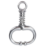 Cattle Nose Ring Stainless Steel Cattle Nose Clamp Bull Cow W Spring Nose Ring for FarmS