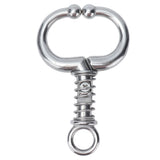 Cattle Nose Ring Stainless Steel Cattle Nose Clamp Bull Cow W Spring Nose Ring for FarmS - 45-Degree Angle