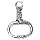 Cattle Nose Ring Stainless Steel Cattle Nose Clamp Bull Cow W Spring Nose Ring for FarmS