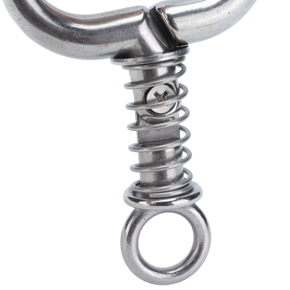 Cattle Nose Ring Stainless Steel Cattle Nose Clamp Bull Cow W Spring Nose Ring for FarmS