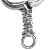 Cattle Nose Ring Stainless Steel Cattle Nose Clamp Bull Cow W Spring Nose Ring for FarmS