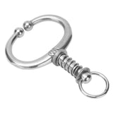 Cattle Nose Ring Stainless Steel Cattle Nose Clamp Bull Cow W Spring Nose Ring for FarmM
