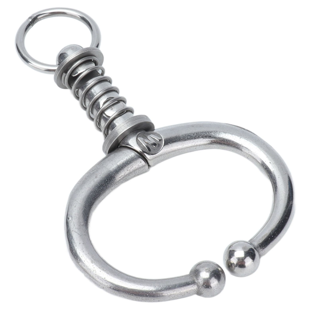 Cattle Nose Ring Stainless Steel Cattle Nose Clamp Bull Cow W Spring Nose Ring for FarmM