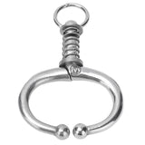 Cattle Nose Ring Stainless Steel Cattle Nose Clamp Bull Cow W Spring Nose Ring for FarmM - Low Angle