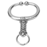 Cattle Nose Ring Stainless Steel Cattle Nose Clamp Bull Cow W Spring Nose Ring for FarmM
