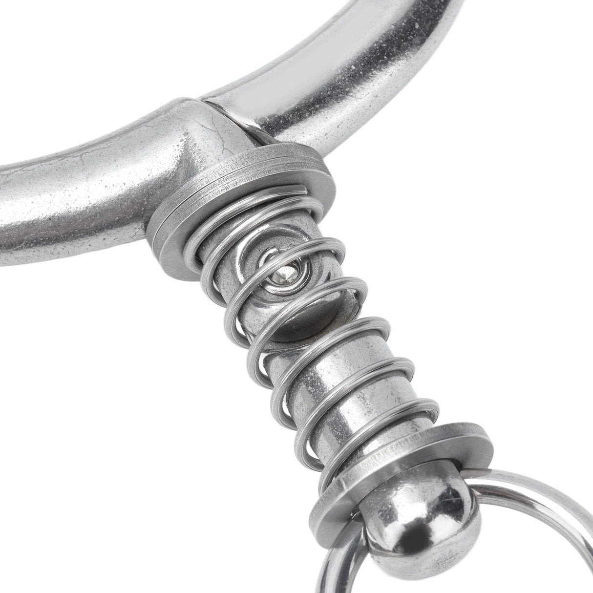 Cattle Nose Ring Stainless Steel Cattle Nose Clamp Bull Cow W Spring Nose Ring for FarmM