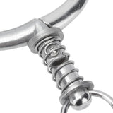 Cattle Nose Ring Stainless Steel Cattle Nose Clamp Bull Cow W Spring Nose Ring for FarmM
