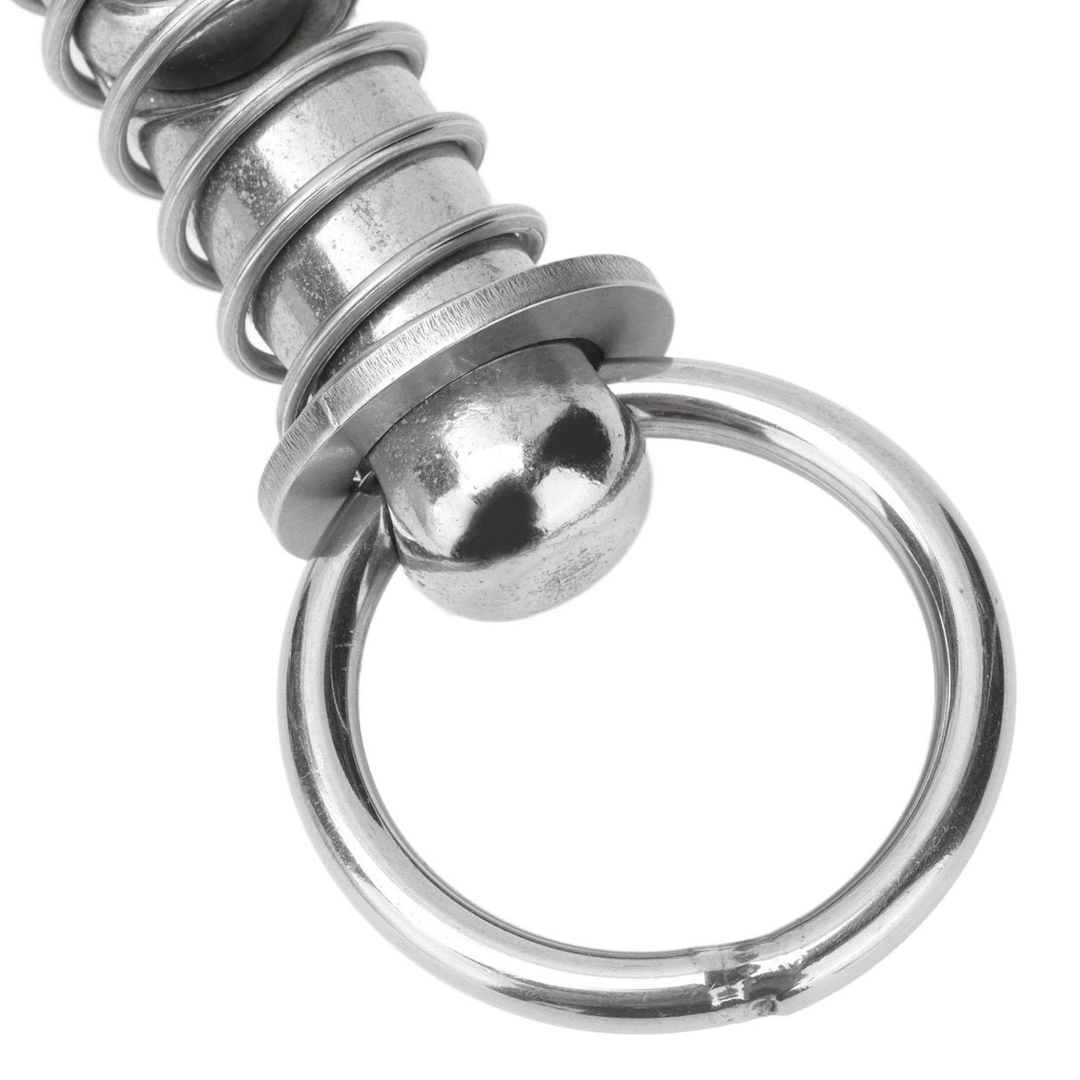 Cattle Nose Ring Stainless Steel Cattle Nose Clamp Bull Cow W Spring Nose Ring for FarmM