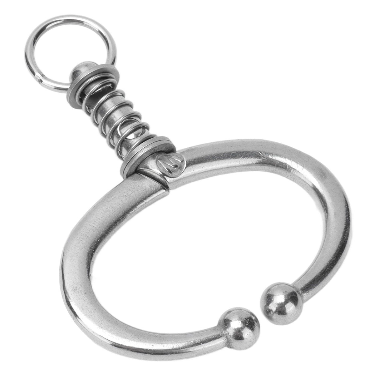 Cattle Nose Ring Stainless Steel Cattle Nose Clamp Bull Cow W Spring Nose Ring for FarmL