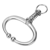 Cattle Nose Ring Stainless Steel Cattle Nose Clamp Bull Cow W Spring Nose Ring for FarmL