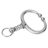 Cattle Nose Ring Stainless Steel Cattle Nose Clamp Bull Cow W Spring Nose Ring for FarmL