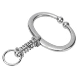 Cattle Nose Ring Stainless Steel Cattle Nose Clamp Bull Cow W Spring Nose Ring for FarmL