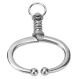 Cattle Nose Ring Stainless Steel Cattle Nose Clamp Bull Cow W Spring Nose Ring for FarmL