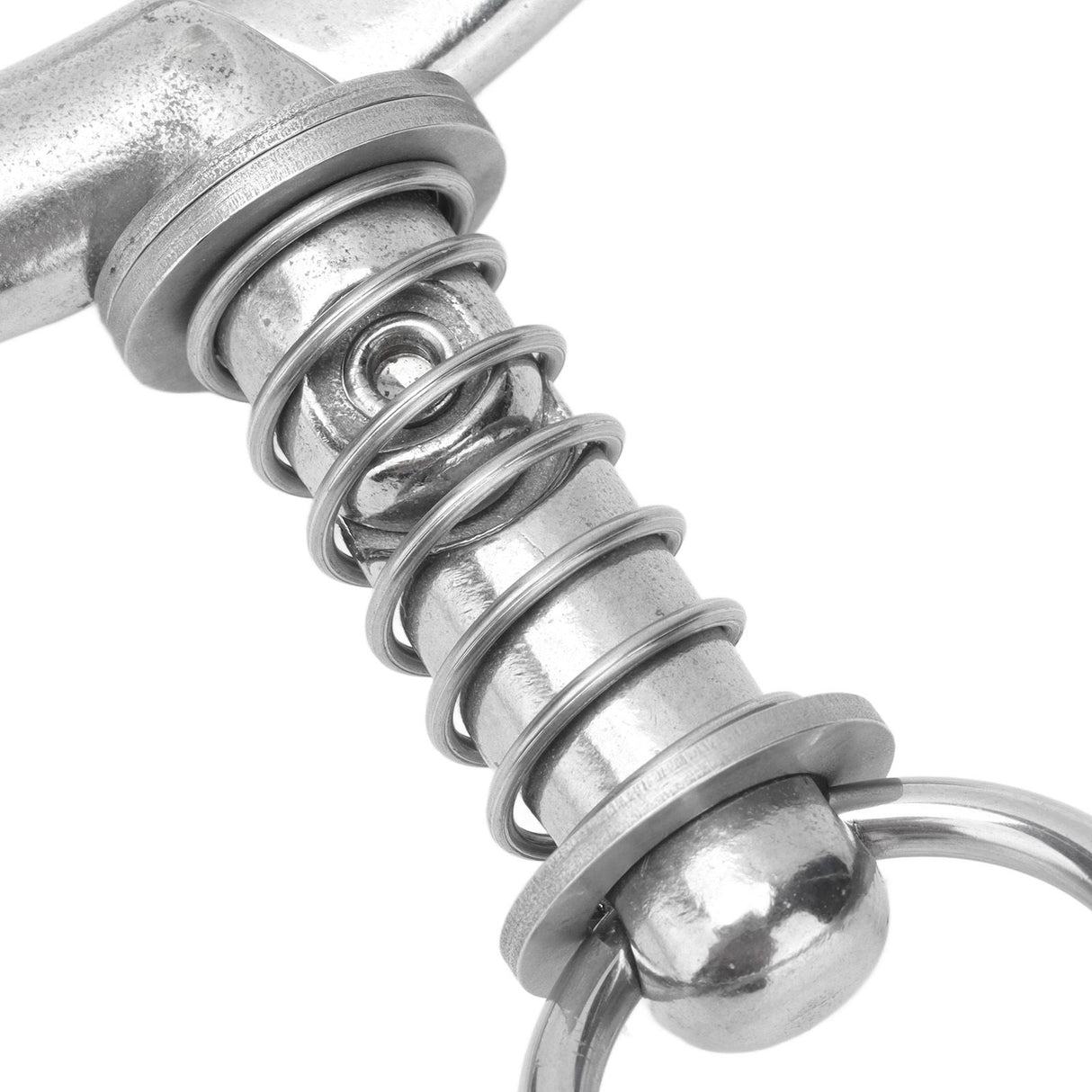 Cattle Nose Ring Stainless Steel Cattle Nose Clamp Bull Cow W Spring Nose Ring for FarmL
