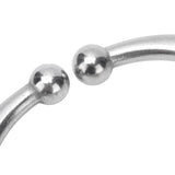 Cattle Nose Ring Stainless Steel Cattle Nose Clamp Bull Cow W Spring Nose Ring for FarmL - Extra Image