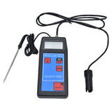 Portable Salinity TEMP Meter Multifunction Water Quality Analyzer for Aquarium Swimming Pool Aquaculture - Front View