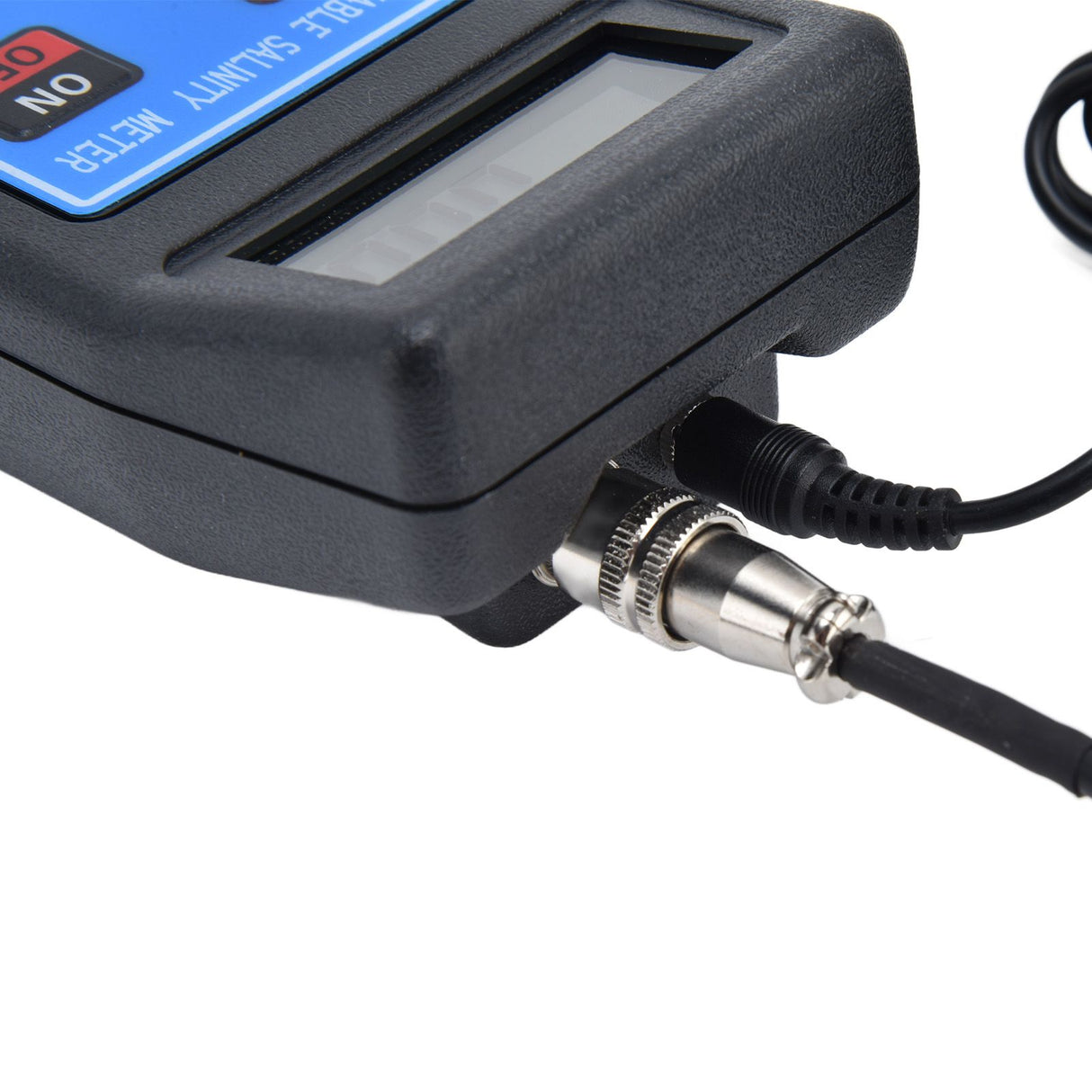 Portable Salinity TEMP Meter Multifunction Water Quality Analyzer for Aquarium Swimming Pool Aquaculture
