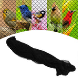 Black Anti Bird Netting Plant Tree Vegetables Protective Nylon Netting for Garden Farm Orchard 15x7.5m
